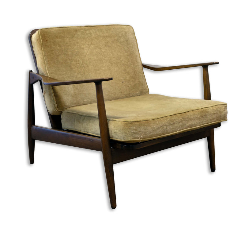 Scandia for Mobler Imports Danish Modern Lounge Armchair Mid Century Modern