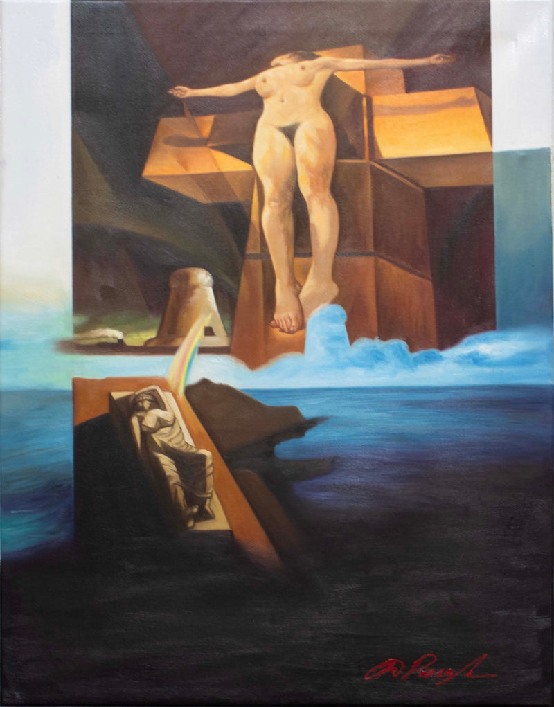 Dominic Pangborn Rebirth II: An Homage to Salvador Dali Painting