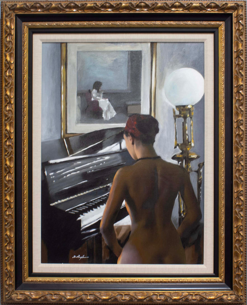 Dominic Pangborn The Pianist Painting