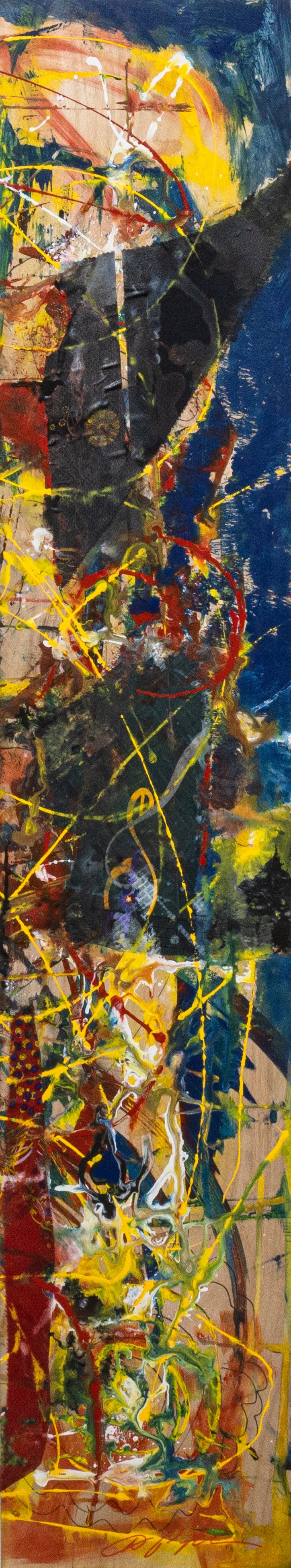 Dominic Pangborn Abstract Splatter I: An Homage to Pollock Painting