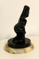 Mid Century Modern James Nani Famous Sculpture on Marble Base 1970s