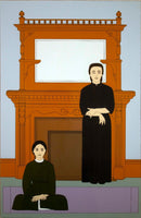 Will Barnet Reflection Signed Modern Realist Serigraph on Paper 2/225 Framed '71