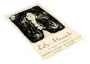 Edvard Munch Nordjyllands Kunstmuseum Vintage Exhibition Poster 1973