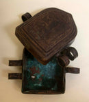 Antique Pair of Prayer Boxes with Metal Hinges