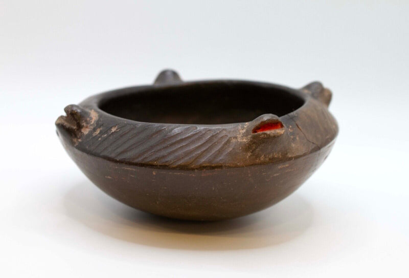 Pre-Columbian Mexico Mayan Bowl Terracotta Pottery Historic ALC