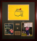 Masters 2004 Arnold Palmer Signed Photograph, Flag, & Pin in Memorabilia Frame