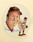 Jerry Hersh Baseball Memorabilia Lithograph Brooks Robinson Signed 218/750 Unfra