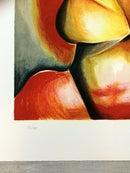 Contemporary Modernist Unframed Natures Roots Alexandra Nechita Signed Litho