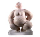 Jerry Soble Signed Scarlett 1995 Contemporary Female Nude Pink Marble Sculpture