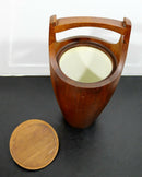 Mid Century Modern Danish Teak Ice Bucket Bar Accessory 1960s Scandinavian