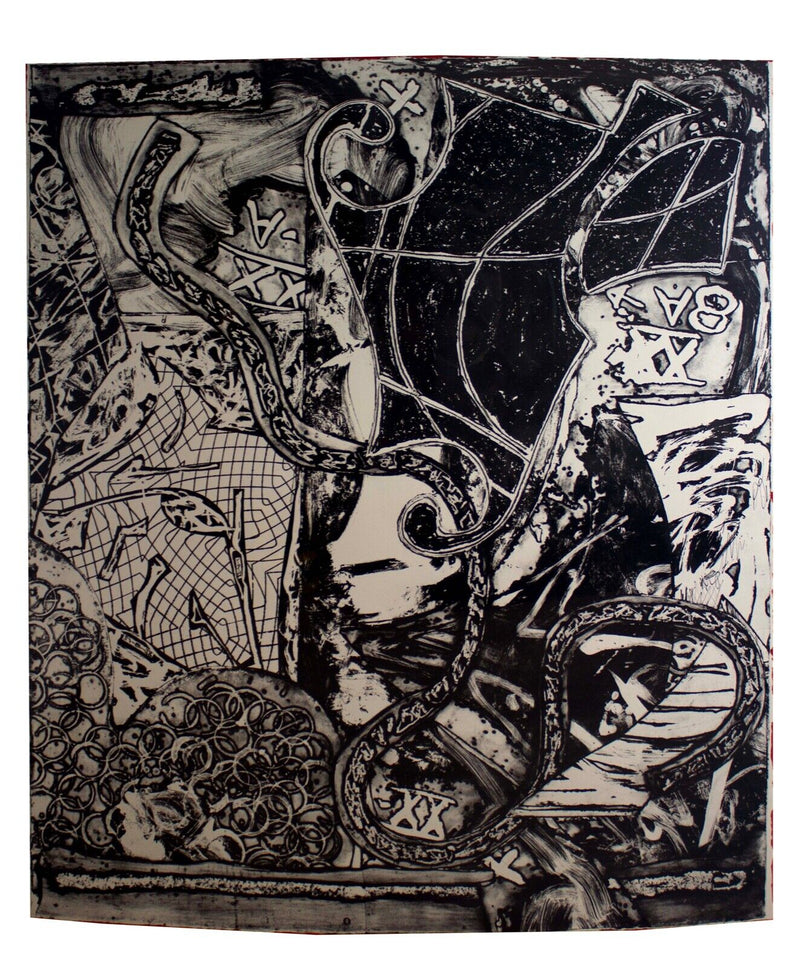 Frank Stella Prints 1967-1982 Vintage Exhibition Poster University of Michigan