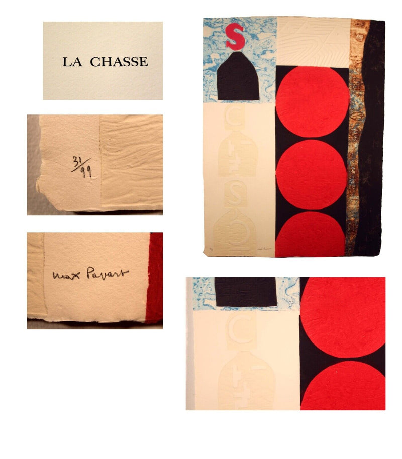Max Papart Oiseau-Solitude Portfolio 11 Signed Lithographs Clamshell Case 31/99