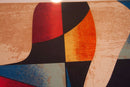 Neal Doty Abstract Surrealist Triptych Signed Serigraph on Paper 93/99 Framed
