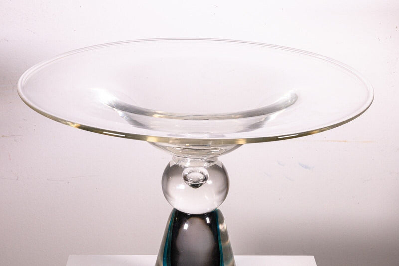 Luigi Mellara Large Glass Bowl Centerpiece
