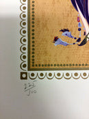 Mid Century Modern Deco Unframed Thousand & One Nights Erte Signed Lithograph