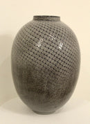 Postmodern Large Blue Decorative Vase