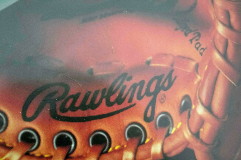 Mike Schmidt Signed Rawlings Vintage Poster 1991