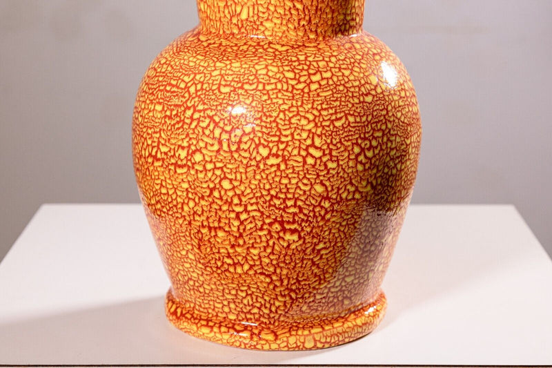 Kate Malone Orange and Purple Abstract Ceramic Vase