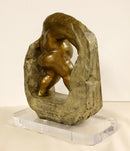 Contemporary Bronze Table Sculpture Duchess Nude Signed by Jerry Soble 1990s