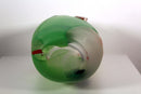 Judson Guérard Signed Green Handblown Contemporary Art Glass Vase Chaos Series