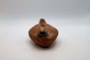 Pre-Columbian Ancient Boat-Shaped Terracotta Pottery Oil Lamp Historic Artifact