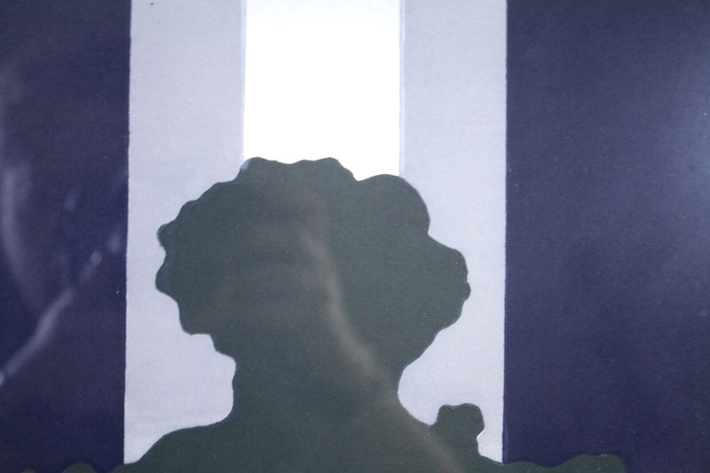 Zygmunt Czyz Surrealist Dove Over Tree Signed Linocut on Paper 7/20 Framed 1982