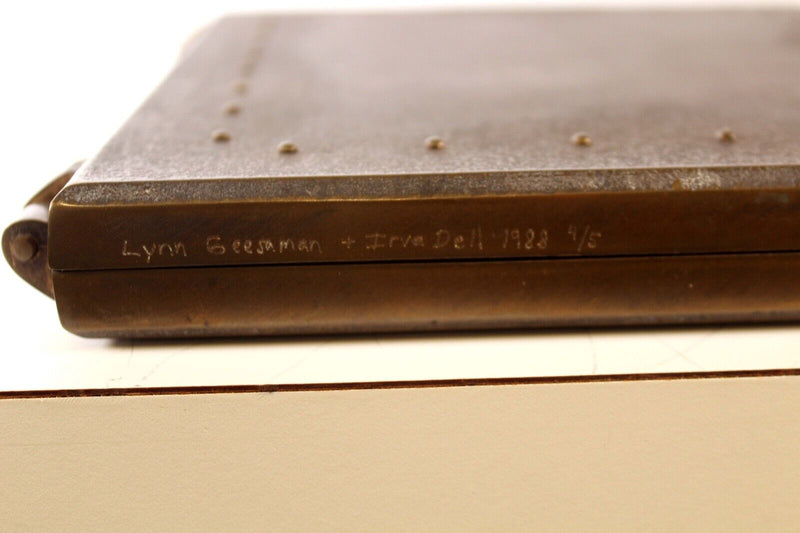 Lynn Gessaman & Irve Dell Bronze Sculpture Box with Gelatin Silver Prints 1986