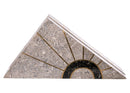 Maitland Smith Tesselated Stone Triangle Box