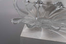 Vintage Art Vannes France Jardiniere Crystal Art Glass Centerpiece Bowl w/ Mark