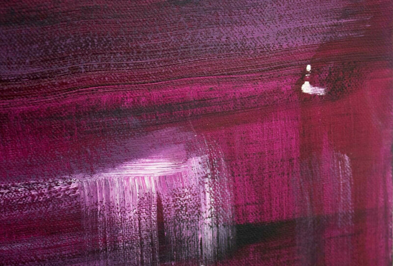 Contemporary Dancing Figures in Purple Acrylic