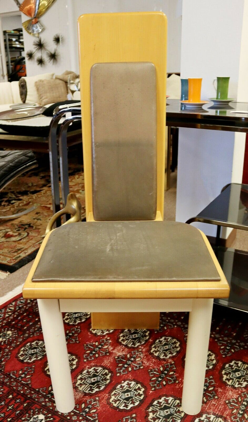 Mid Century Modern Rare Alvar Aalto Attr. Expandable Dining Table & 4 Chairs