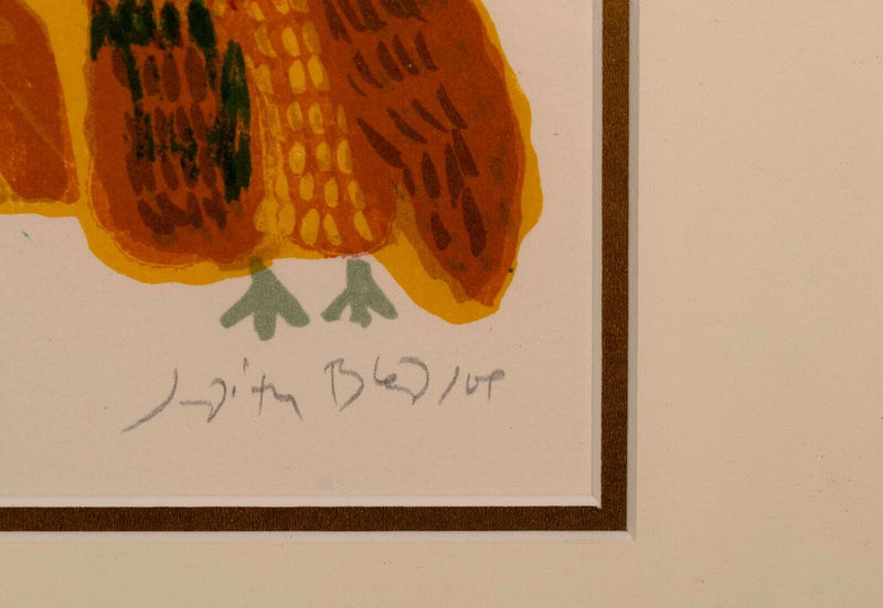 Judith Bledsoe A Parliament of Owls Signed Modern Lithograph 294/300 Framed