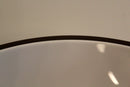 Vintage Mid Century Layered Cased Brown & White Asymmetrical Glass Bowl