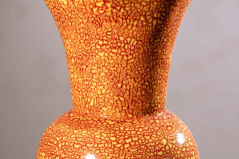 Kate Malone Orange and Purple Abstract Ceramic Vase