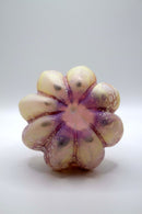 Bernie D’Onofrio Set of 3 Contemporary Hand-Blown Sculpted Etched Glass Bottle