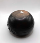 Vintage Santa Clara Pueblo Black Ware Bowl Etched Santa Fe New Mexico Unsigned