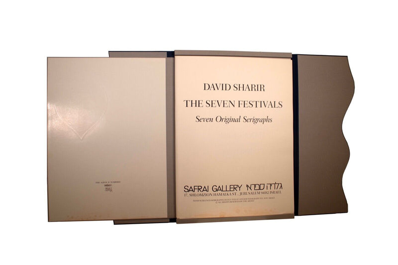 David Sharir The Seven Festivals Complete Set of 7 Serigraphs in Case 107/225