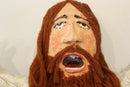Contemporary Whimsical Mike Leaf The Messiah, Bob Dylan & The Rebbe Paper Mache