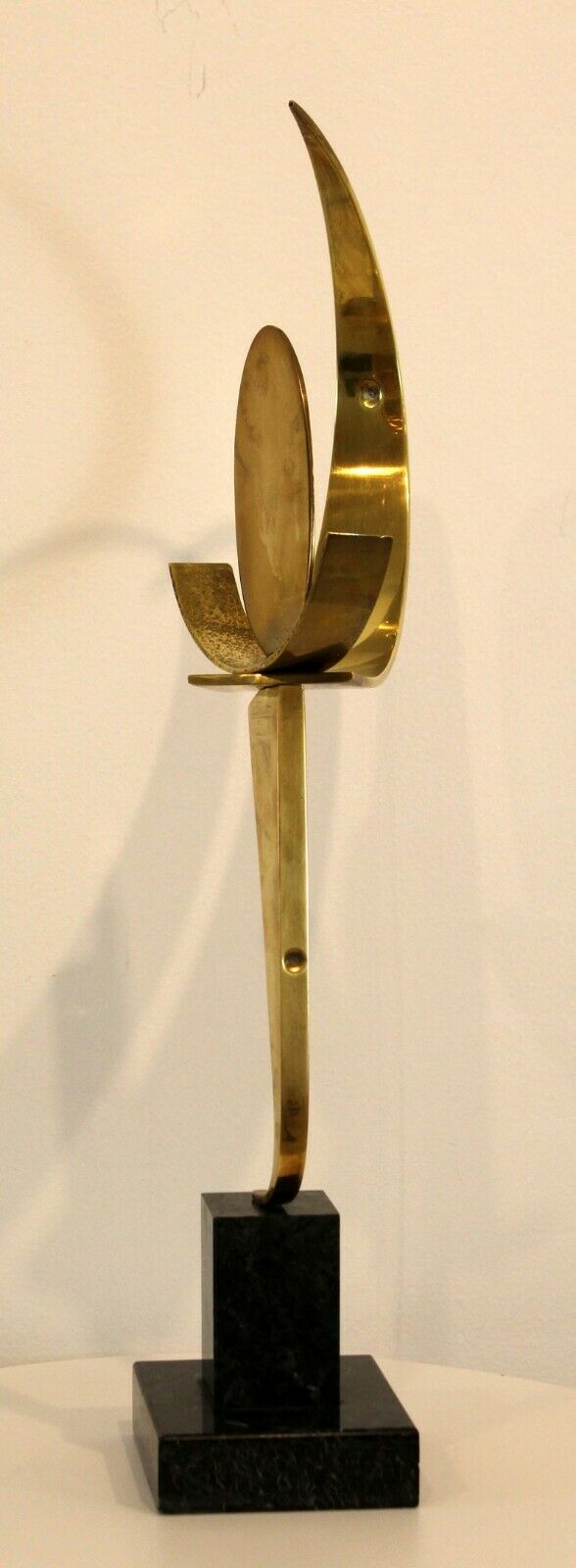 Mid Century Modern James Nani Eclipse 12 Modern Brass Sculpture 1970s