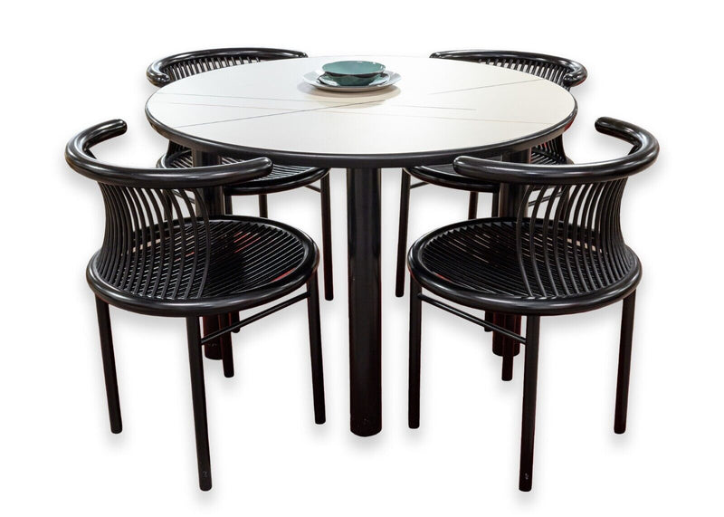 Set of 4 Lubke Herbert Ohl Circo Chairs and Peterson Design Table Dinette Set