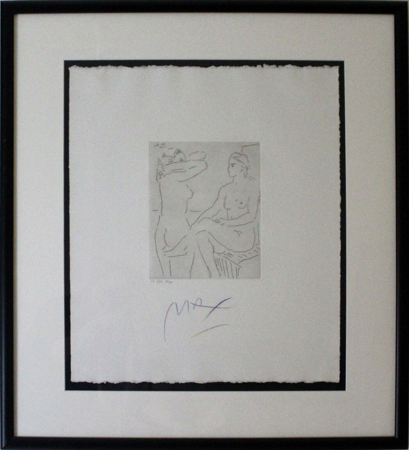 Peter Max Homage to Picasso Volume 5 Etching XVII 1993 Signed 68/99 Framed
