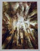 Mid Century Modern Framed Oil on Paper Painting Abstract Signed Tammy Egbal 60s