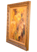 William Benecke Girl Signed Oil Painting on Canvas Art Nouveau Inspired Portrait