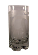 Art Nouveau Glass Vessel with Female Nude Etched Design Signed Madden