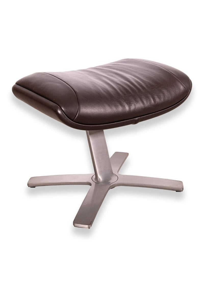 Modern Italian Revive Lounge Chair and Ottoman by Natuzzi Italia Furniture