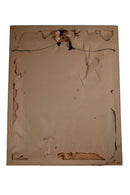 Mid Century Modern Crystal Signed Abstract Landscape Oil Painting on Canvas