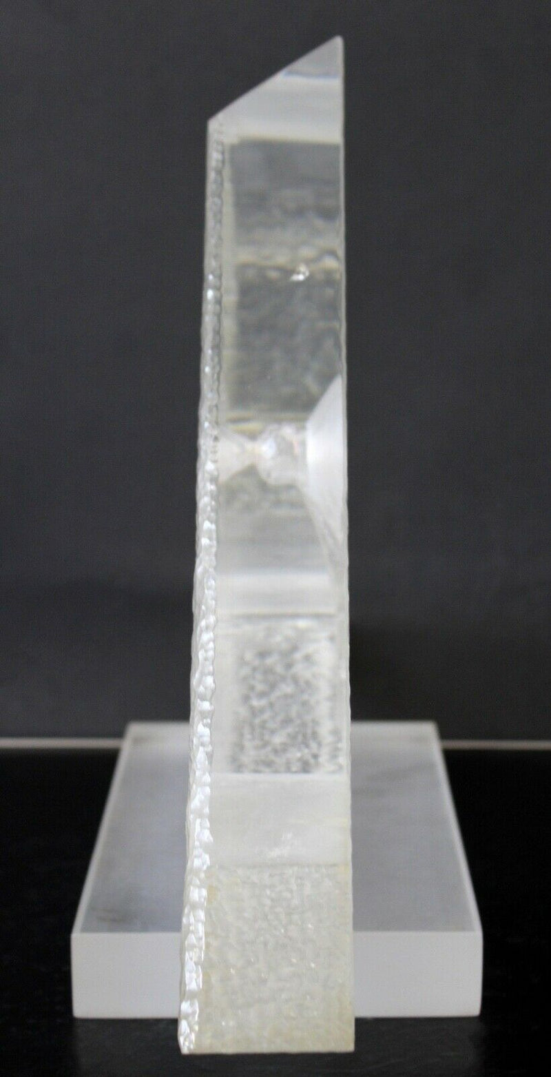 James Nani Untitled Contemporary Pyramid Lucite Sculpture