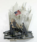 Contemporary Curtis Jere Signed & Dated 9/11 Memorial Wall Sculpture
