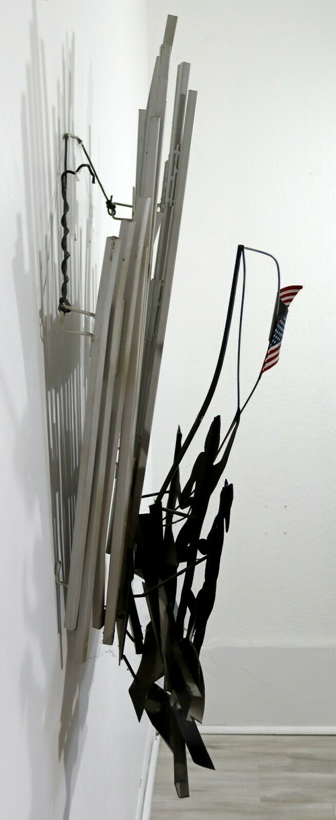 Contemporary Curtis Jere Signed & Dated 9/11 Memorial Wall Sculpture