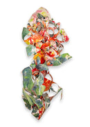 Postmodern Abstract Painted Paper Hanging Wall Sculpture Signed Ratterman 1991